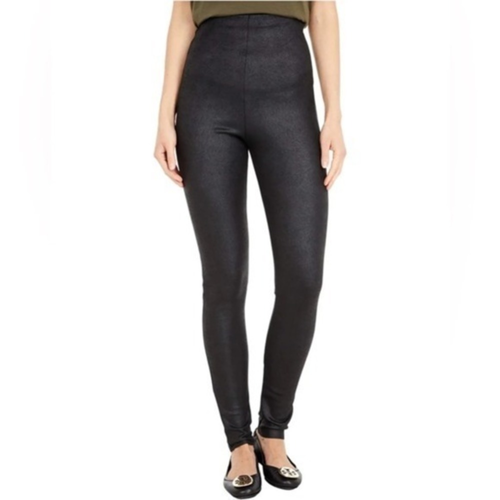 Commando Black Faux Suede High Rise Leggings Size‎ Medium NWT